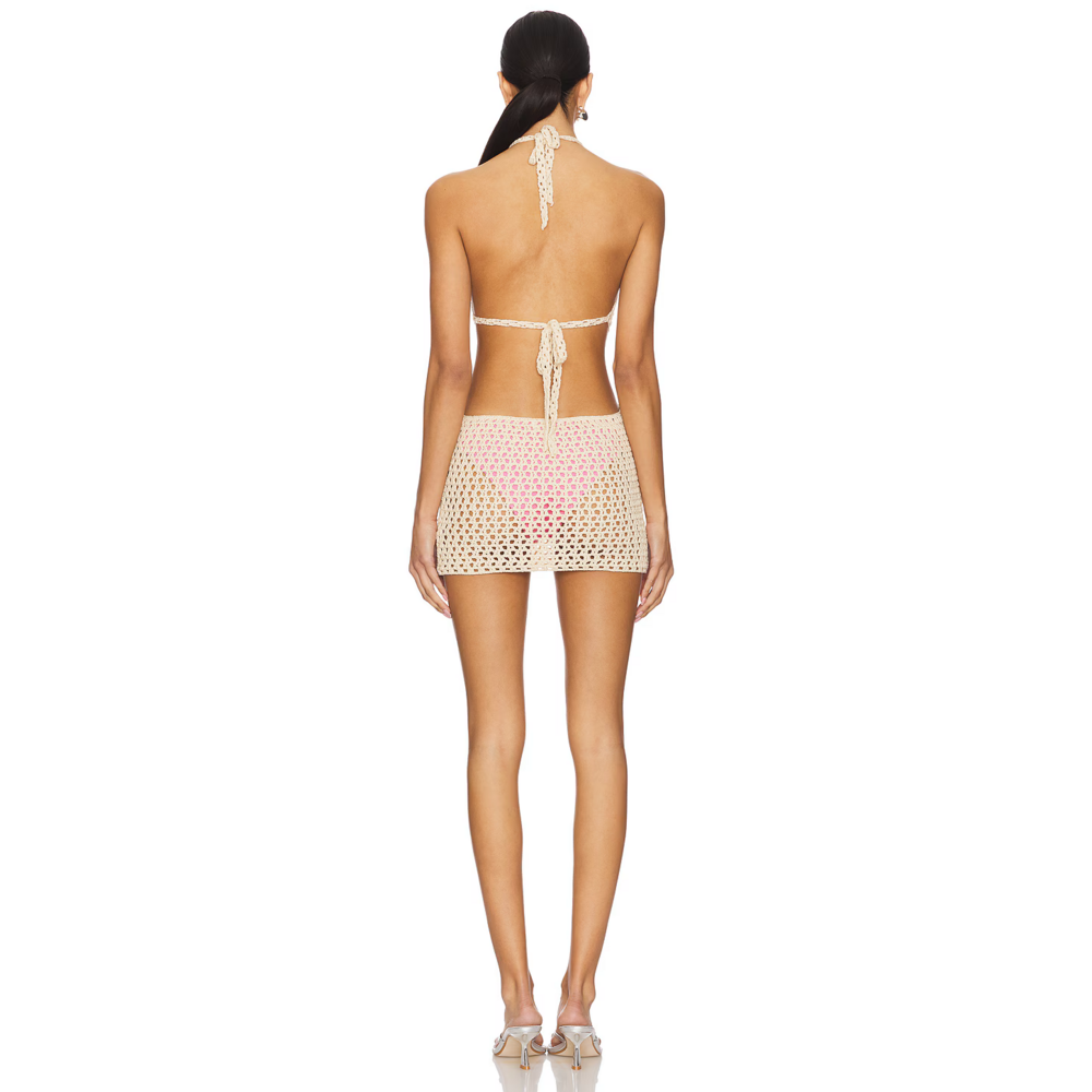 superdown Capucine Mini Dress in Cream - Picture 5 of 5